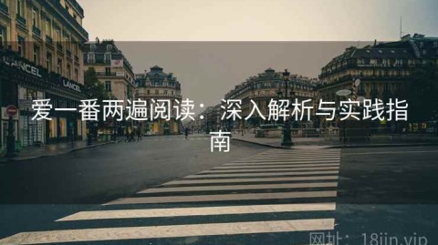 爱一番两遍阅读：深入解析与实践指南