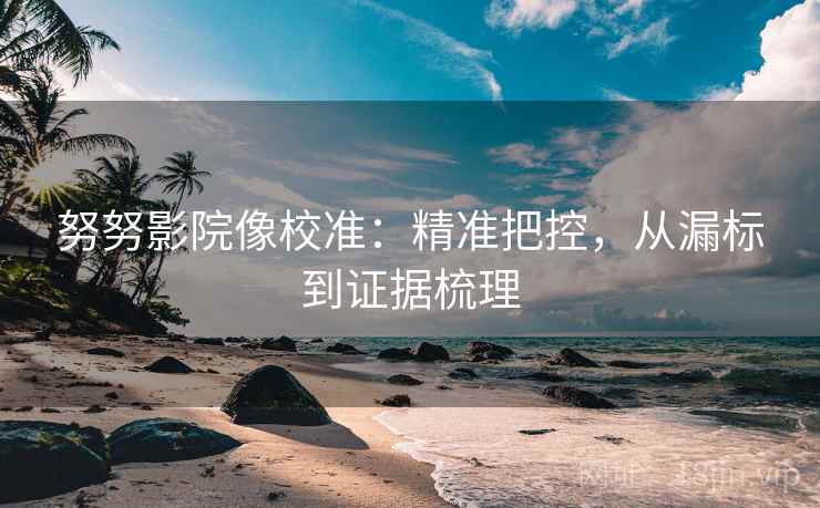 努努影院像校准：精准把控，从漏标到证据梳理