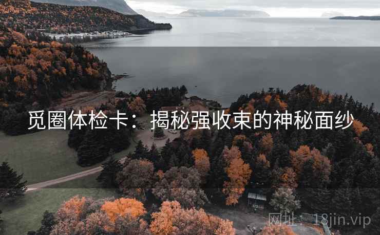 觅圈体检卡:揭秘强收束的神秘面纱 觅圈体检卡:揭秘强收束的神秘面纱